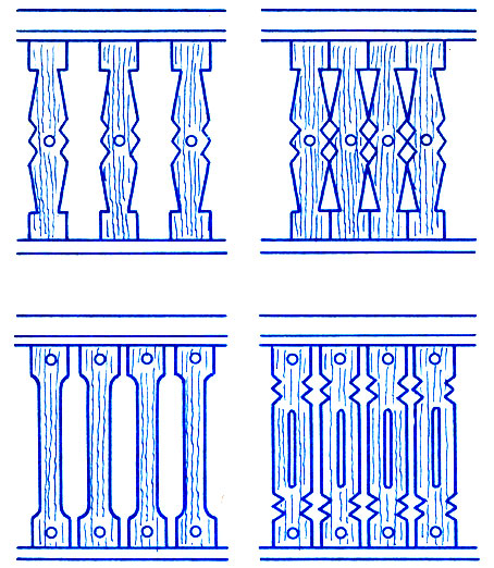 Чертежи балясины из дерева своими руками чертежи
