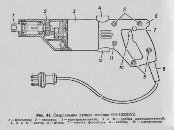 Электрическая схема перфоратора интерскол