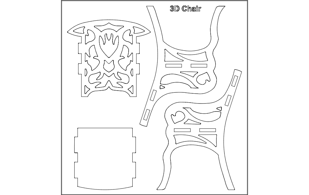 Dxf чертежи для лазерной резки фанеры