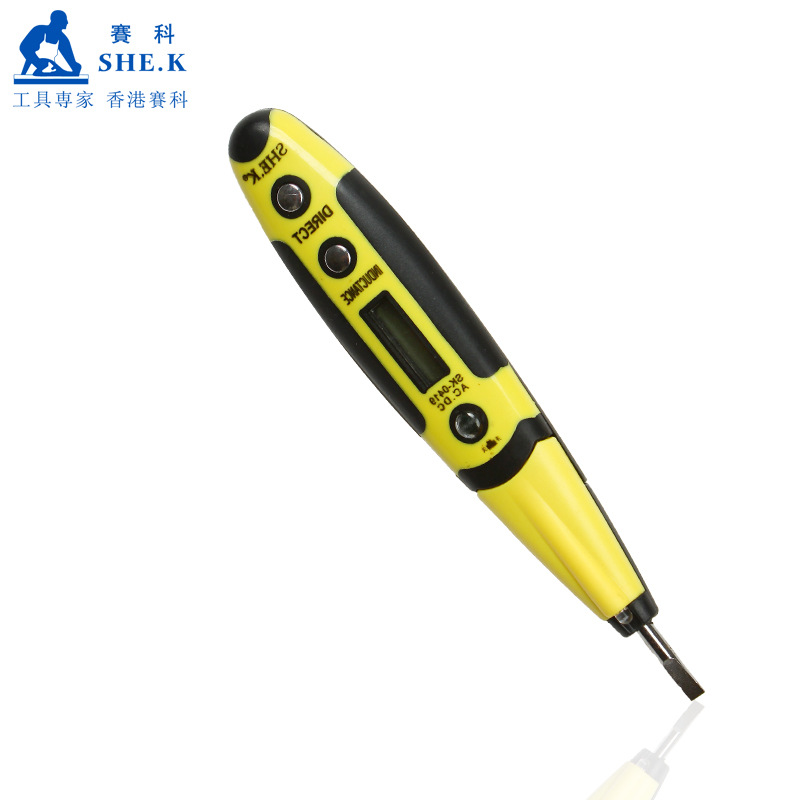 Digital Electrical Voltage Tester Meter Detector Pen Multi-sensor  vlotmeter 12-250V AC DC Measuring Volt Monitor Night Vision 2