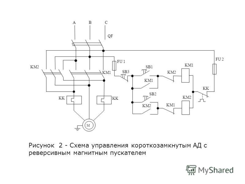 Принципиальная схема реверса