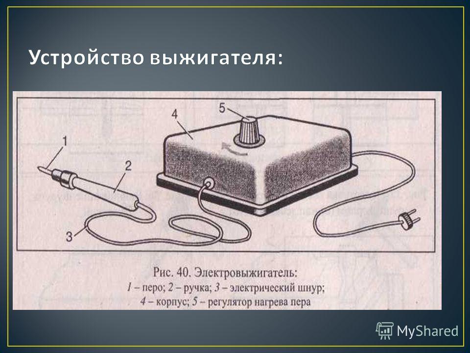 Схема выжигателя по дереву узор 1