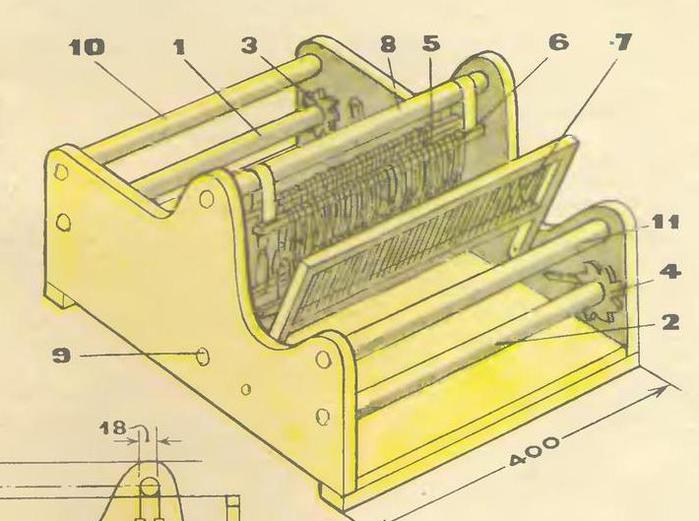 Ткацкий станок своими руками схема