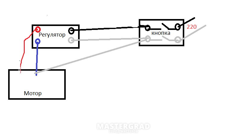 Регулятор оборотов для ушм схема