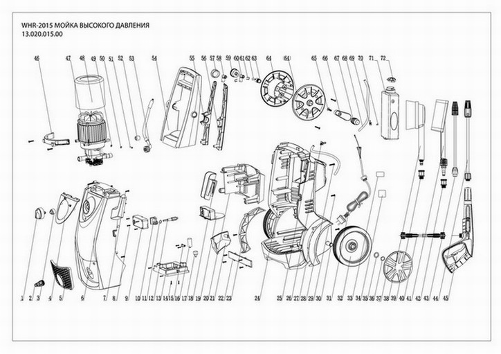 Как работает мойка высокого давления схема