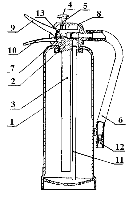 Огнетушитель устройство рисунок