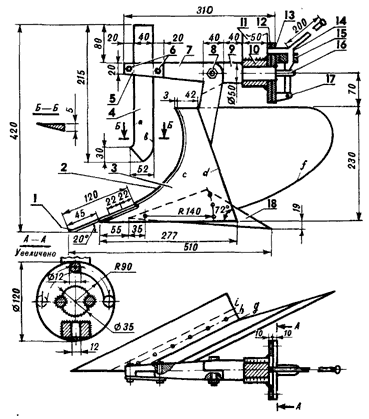 Плуг для мотоблока размеры самодельный своими руками чертежи