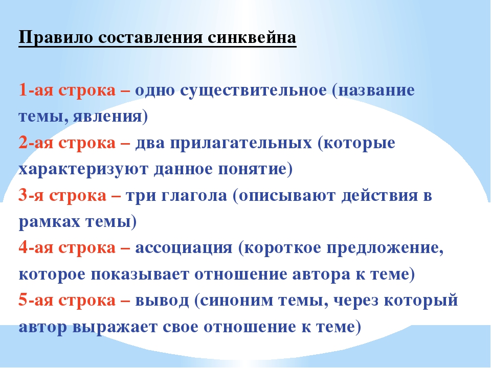 Синквейн 2 класс. Правила составления синквейна. Порядок составления синквейна. Правило составления синквейна. Синквейн порядок написания.