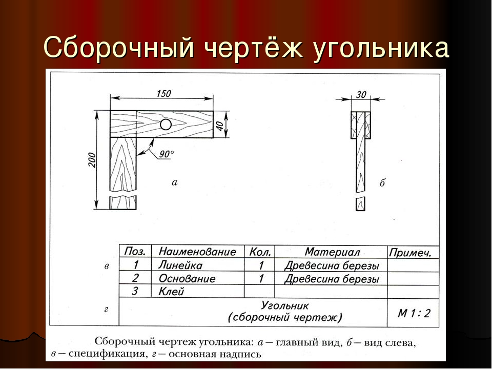 Сборочный чертеж изделия