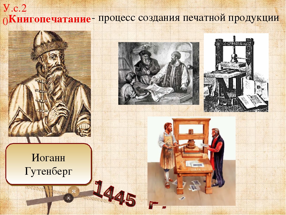 История книгопечатания проект