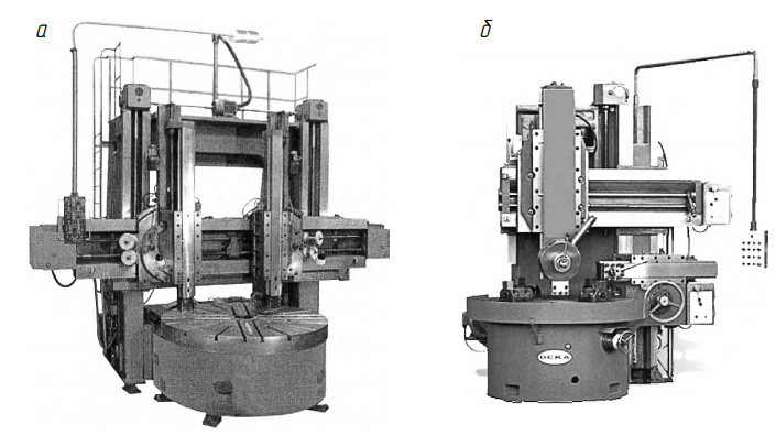 Основные модификации токарно-карусельных станков
