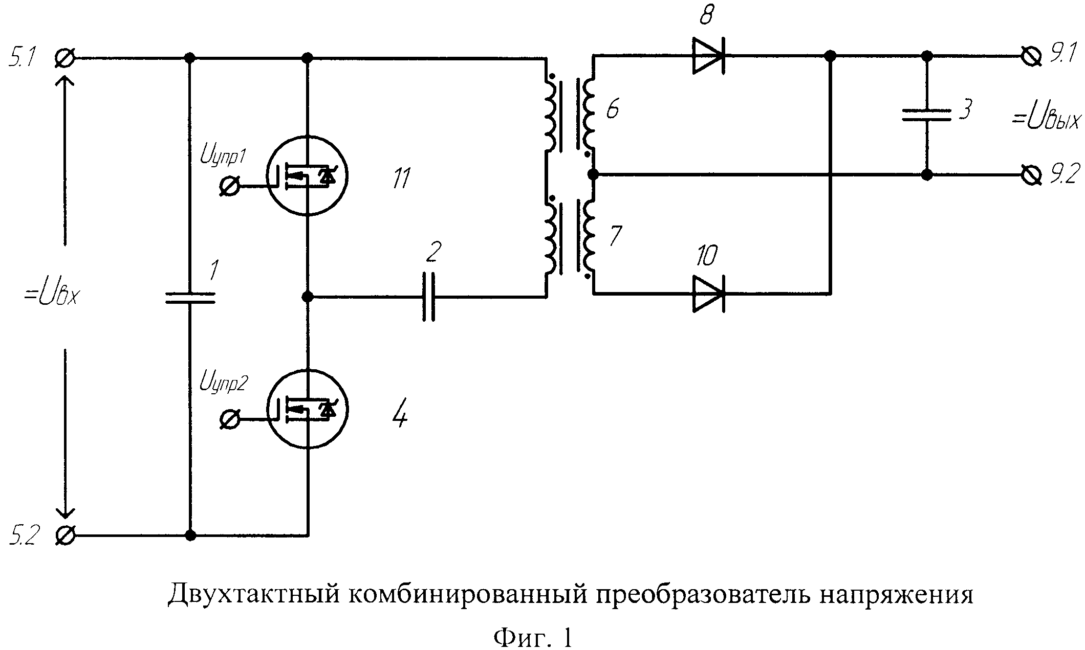 Общая схема преобразователя