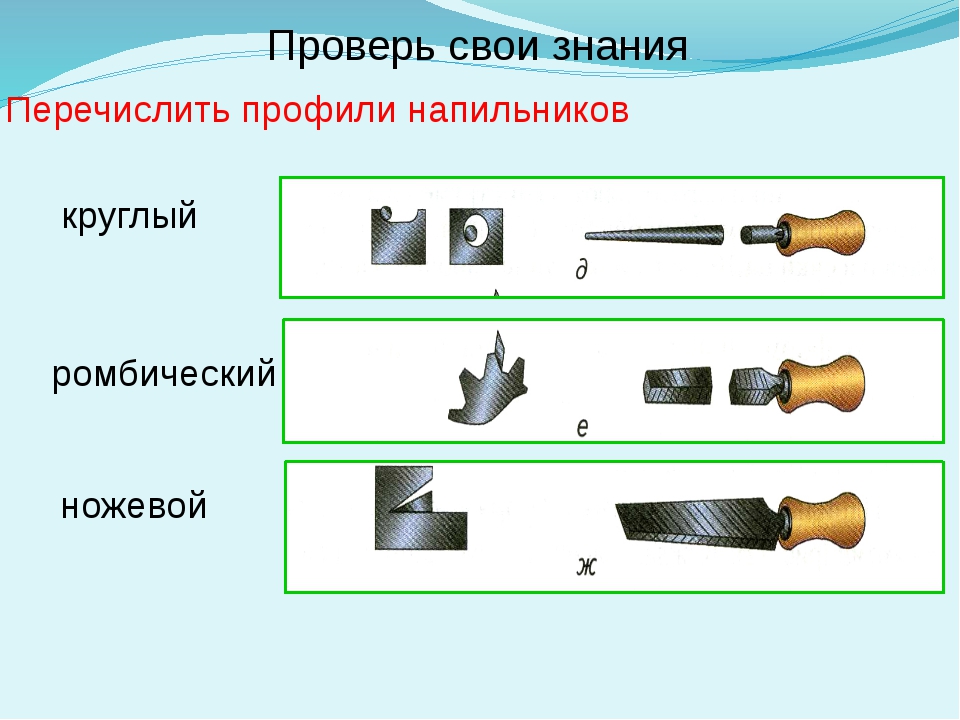 На чертеже изображен напильник с ручкой