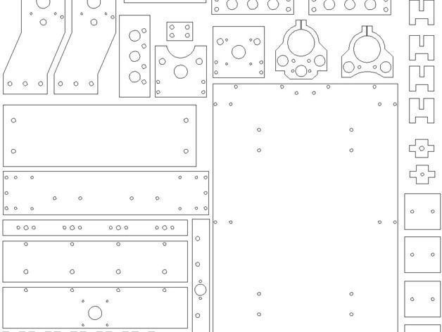 Чертежи деталей для чпу станка