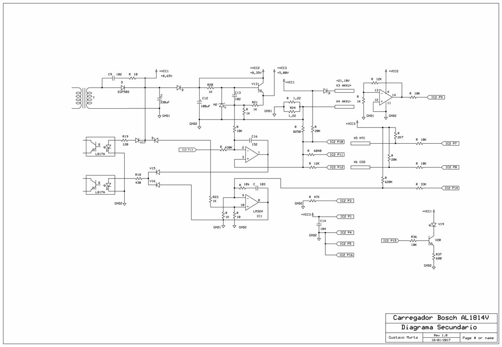 Al2425 bosch зарядное устройство схема