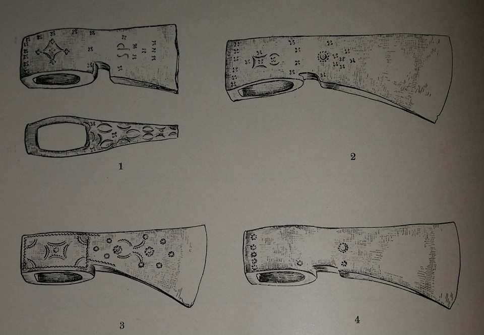 Рисунки на боевых топорах славян - 87 фото