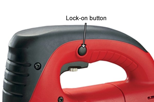 Jigsaw lock-on button