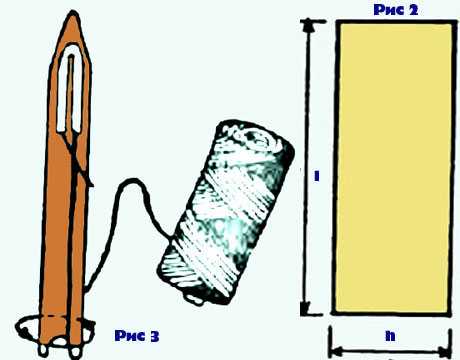 Челнок для плетения сетей чертеж